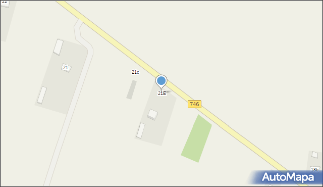 Grabków, Grabków, 21E, mapa Grabków
