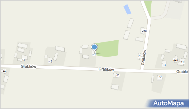 Grabków, Grabków, 41, mapa Grabków