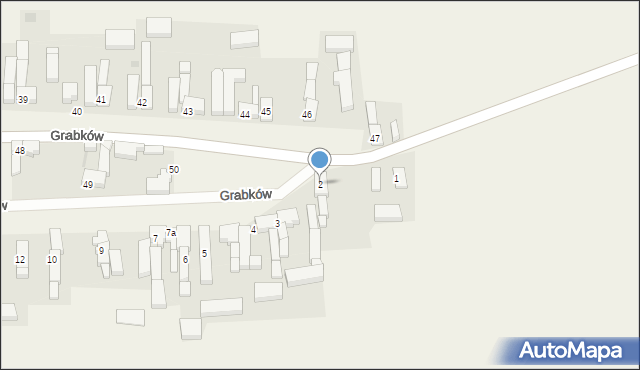 Grabków, Grabków, 2, mapa Grabków