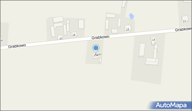 Grabkowo, Grabkowo, 15A, mapa Grabkowo