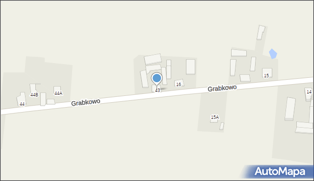 Grabkowo, Grabkowo, 43, mapa Grabkowo