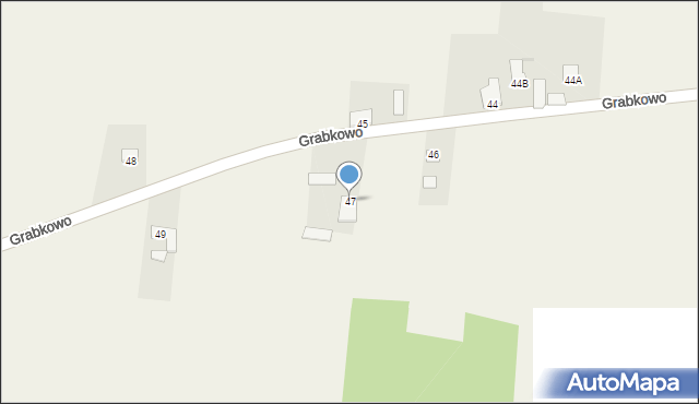 Grabkowo, Grabkowo, 47, mapa Grabkowo