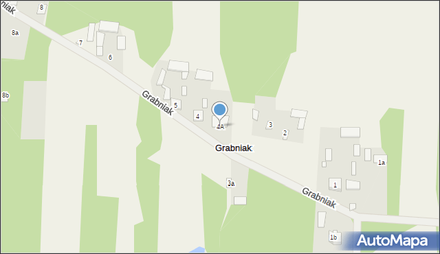 Grabniak, Grabniak, 4A, mapa Grabniak