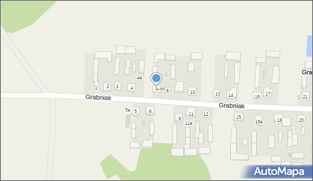Grabniak, Grabniak, 7, mapa Grabniak