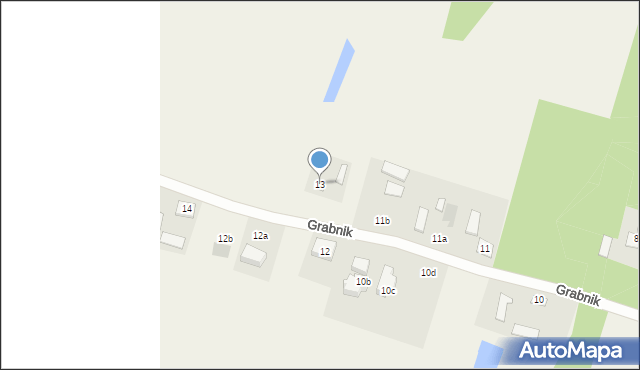 Grabnik, Grabnik, 13, mapa Grabnik