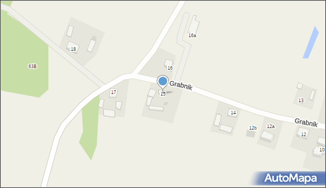 Grabnik, Grabnik, 15, mapa Grabnik