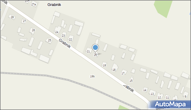 Grabnik, Grabnik, 20, mapa Grabnik