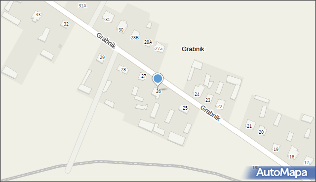 Grabnik, Grabnik, 26, mapa Grabnik