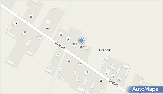 Grabnik, Grabnik, 28A, mapa Grabnik