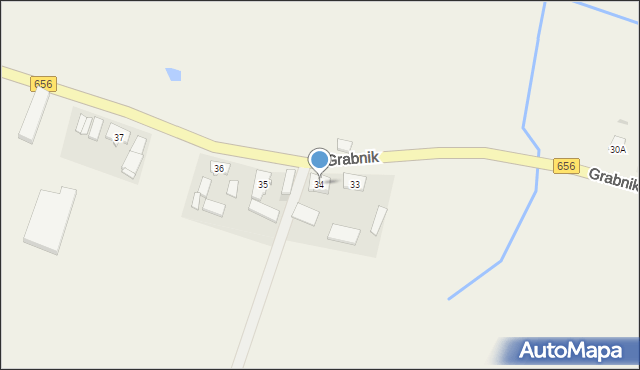 Grabnik, Grabnik, 34, mapa Grabnik