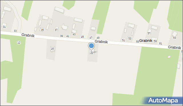 Grabnik, Grabnik, 22, mapa Grabnik