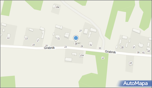 Grabnik, Grabnik, 25, mapa Grabnik