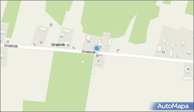 Grabnik, Grabnik, 28, mapa Grabnik