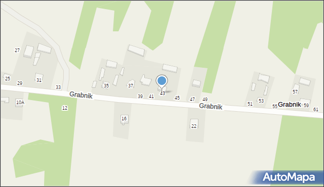 Grabnik, Grabnik, 43, mapa Grabnik