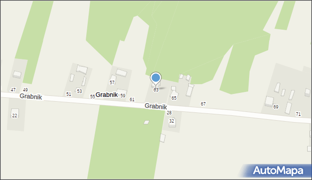 Grabnik, Grabnik, 63, mapa Grabnik