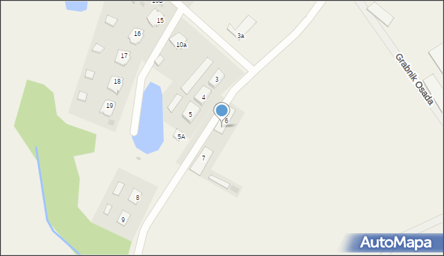 Grabnik Osada, Grabnik Osada, 6/2, mapa Grabnik Osada