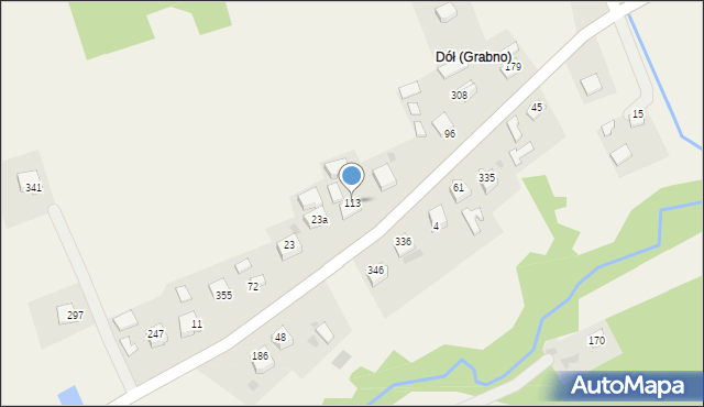 Grabno, Grabno, 113, mapa Grabno