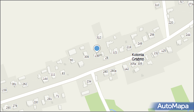 Grabno, Grabno, 130, mapa Grabno