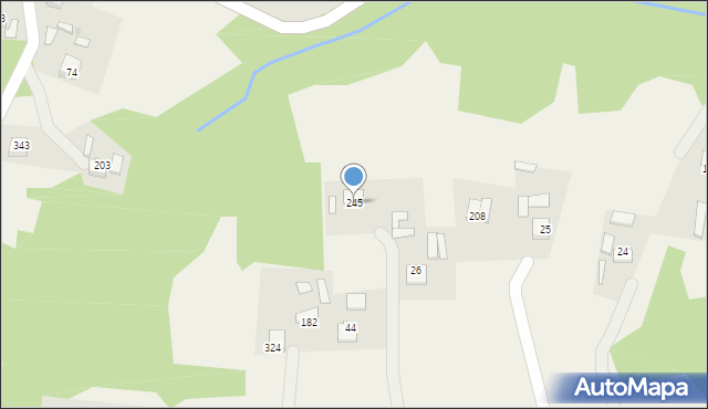 Grabno, Grabno, 245, mapa Grabno