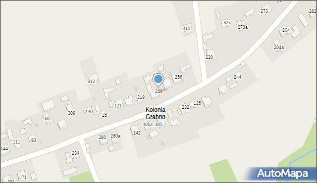 Grabno, Grabno, 249, mapa Grabno