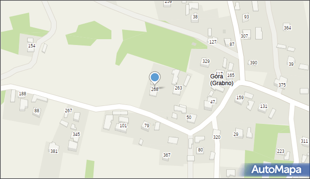 Grabno, Grabno, 268, mapa Grabno