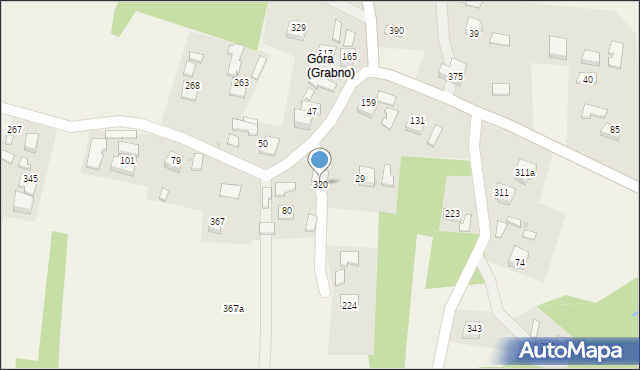 Grabno, Grabno, 320, mapa Grabno