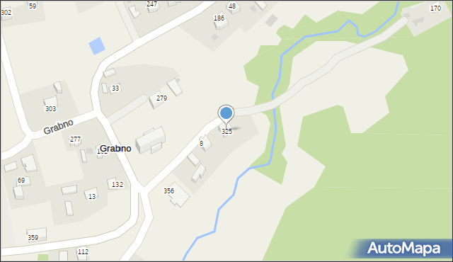 Grabno, Grabno, 325, mapa Grabno