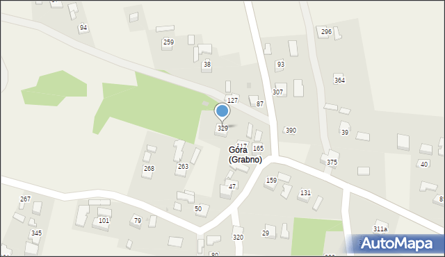 Grabno, Grabno, 329, mapa Grabno