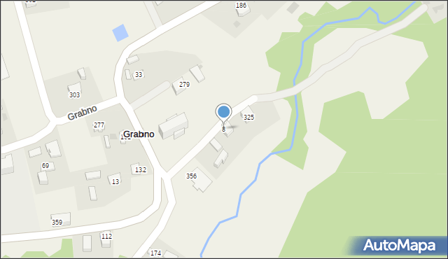 Grabno, Grabno, 8, mapa Grabno