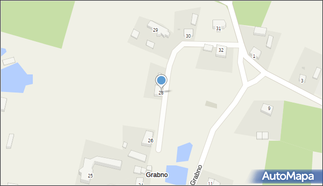 Grabno, Grabno, 28, mapa Grabno