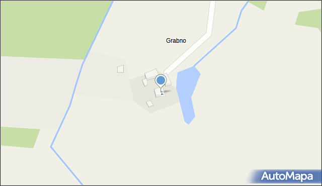 Grabno, Grabno, 1, mapa Grabno