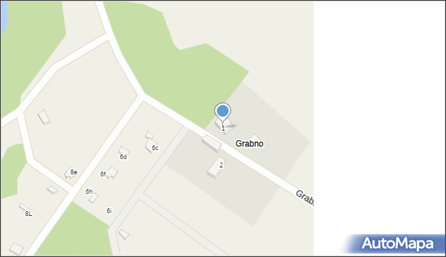 Grabno, Grabno, 1, mapa Grabno