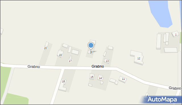 Grabno, Grabno, 16, mapa Grabno