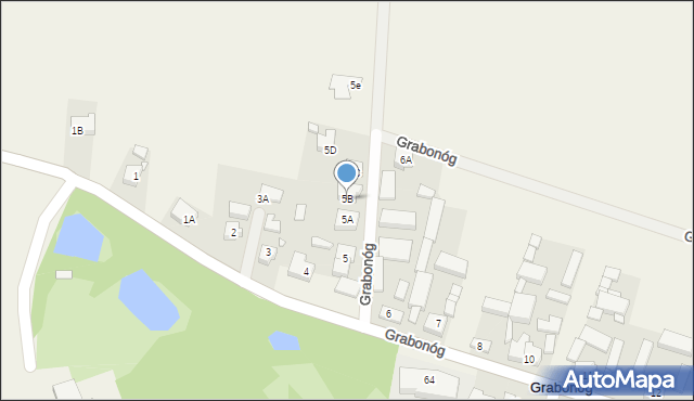 Grabonóg, Grabonóg, 5B, mapa Grabonóg