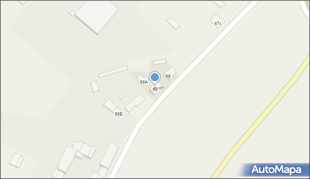 Grabonóg, Grabonóg, 69, mapa Grabonóg