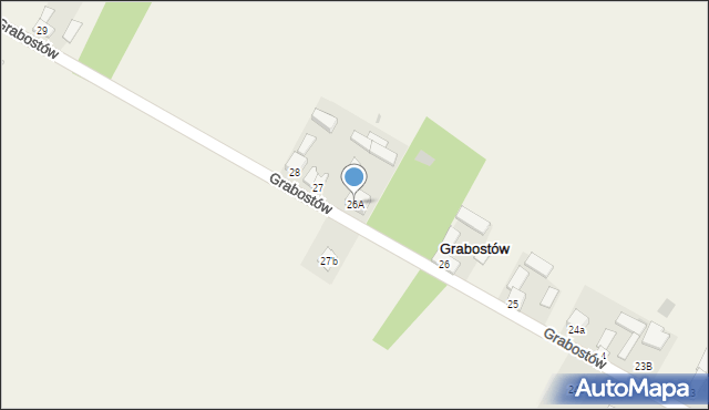 Grabostów, Grabostów, 26A, mapa Grabostów