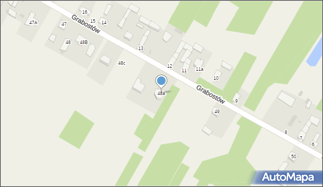 Grabostów, Grabostów, 48a, mapa Grabostów