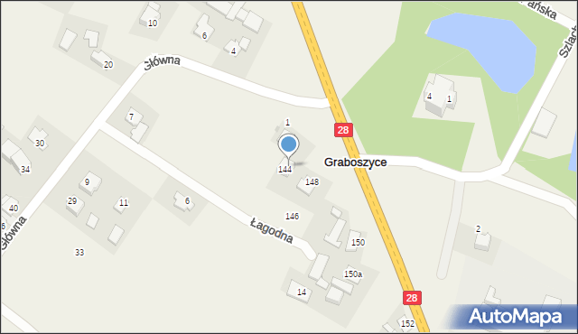 Graboszyce, Graboszyce, 121, mapa Graboszyce