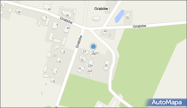 Grabów, Grabów, 23a, mapa Grabów
