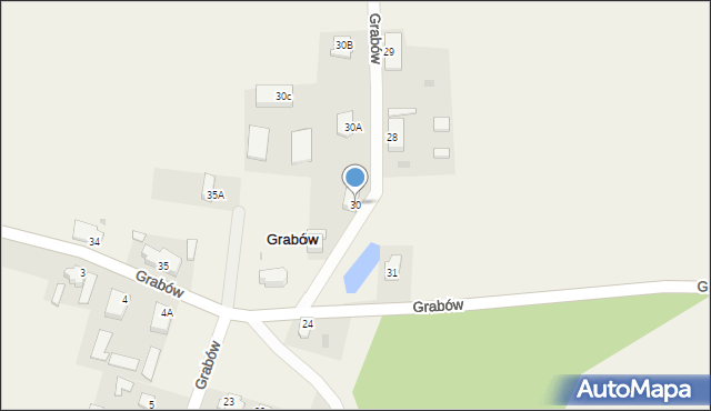 Grabów, Grabów, 30, mapa Grabów