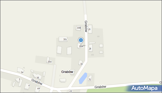 Grabów, Grabów, 30A, mapa Grabów