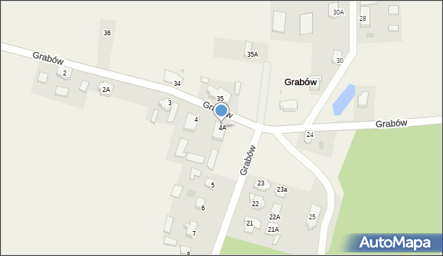 Grabów, Grabów, 4A, mapa Grabów