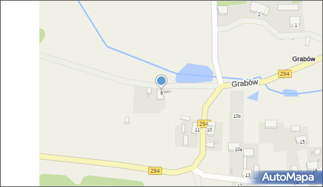 Grabów, Grabów, 6, mapa Grabów