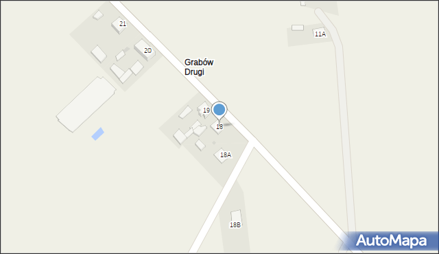 Grabów nad Wisłą, Grabów nad Wisłą, 18, mapa Grabów nad Wisłą