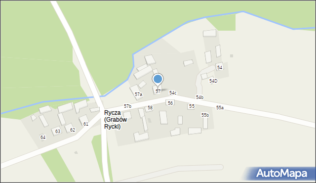 Grabów Rycki, Grabów Rycki, 57, mapa Grabów Rycki