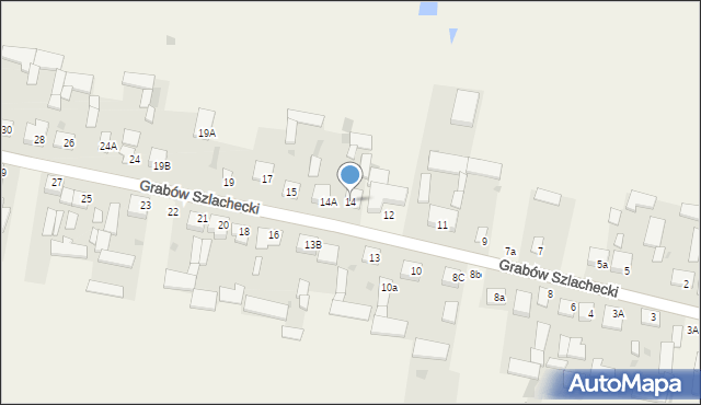 Grabów Szlachecki, Grabów Szlachecki, 14, mapa Grabów Szlachecki