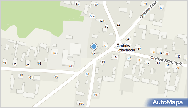 Grabów Szlachecki, Grabów Szlachecki, 55, mapa Grabów Szlachecki