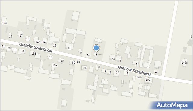 Grabów Szlachecki, Grabów Szlachecki, 7, mapa Grabów Szlachecki