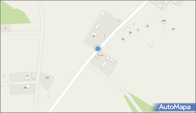 Grabów Zaleśny, Grabów Zaleśny, 1, mapa Grabów Zaleśny