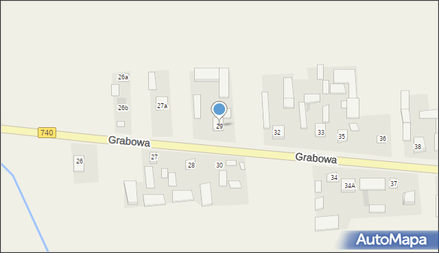 Grabowa, Grabowa, 29, mapa Grabowa